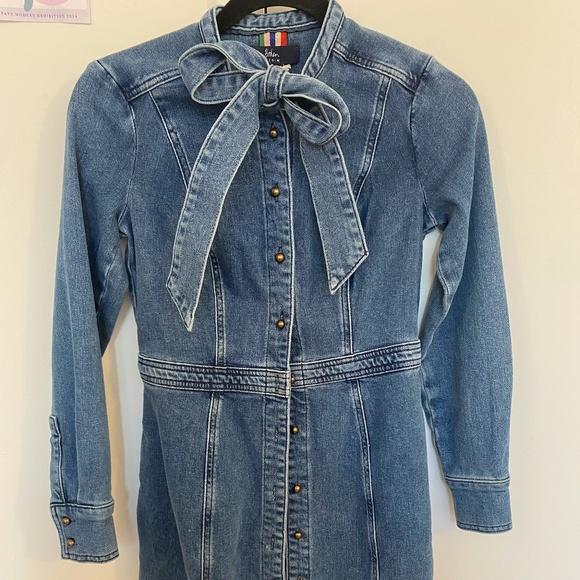 Boden Denim Shirt Dress Size US 2P NWT - Picture 2 of 9